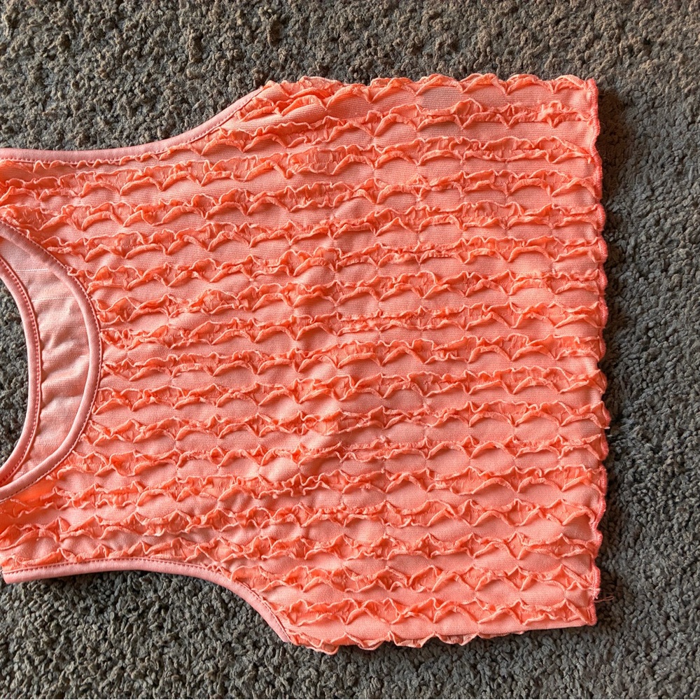 SHEIN Peach Sleeveless Top